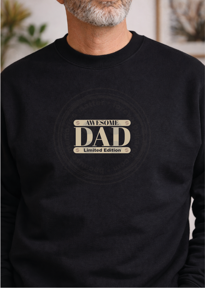 Awesome Dad. Father's Day sweatshirt
