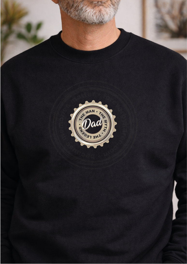 Dad, The Myth. Father's Day sweatshirt