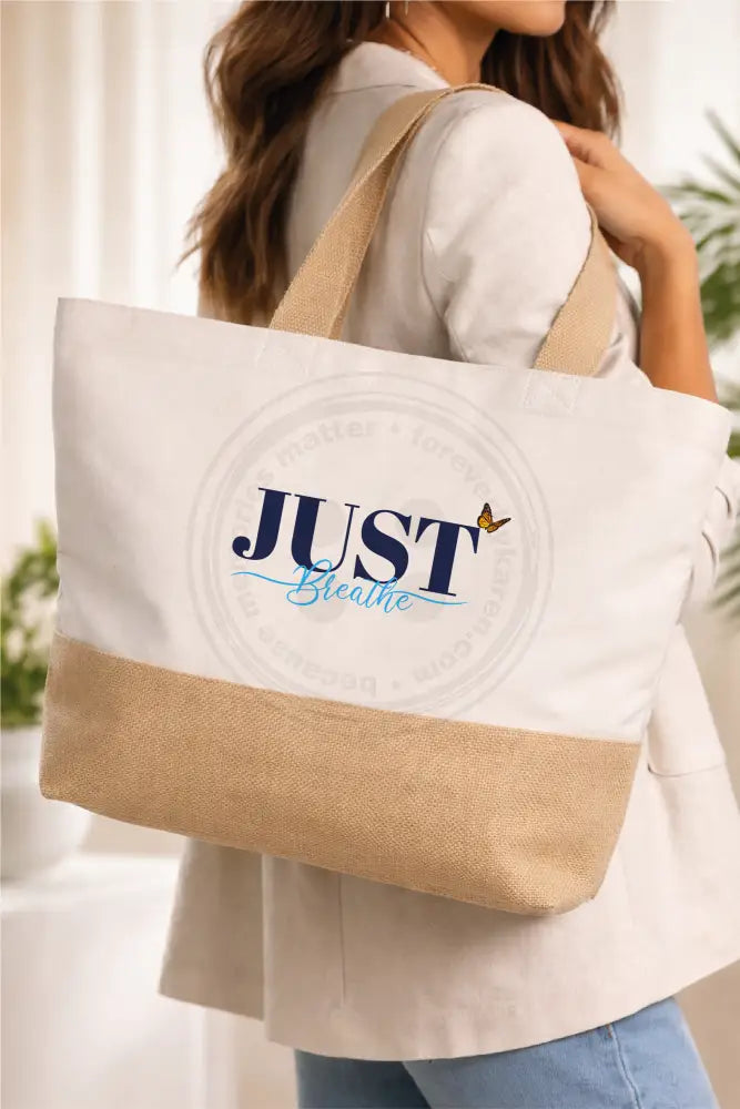 Jute Base Canvas Shopper