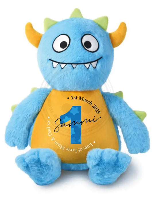 Tummi Bears® Blue Monster Personalised