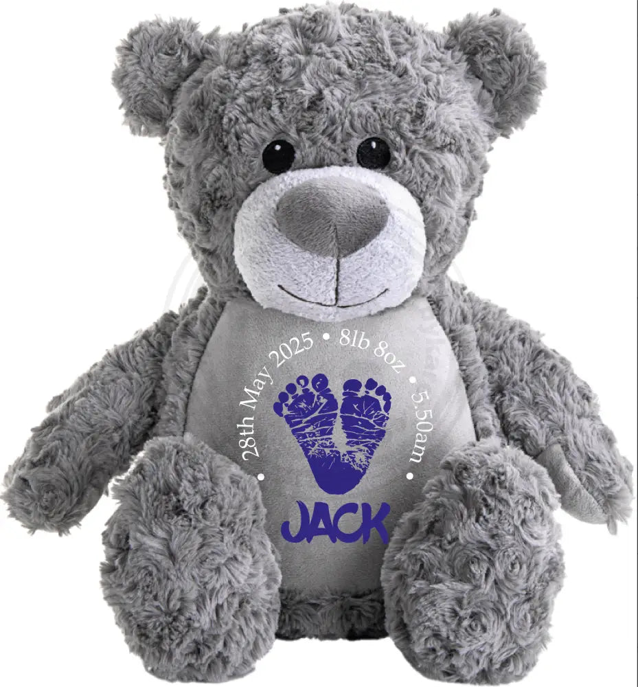 Tummi Bears® Grey Bear Personalised